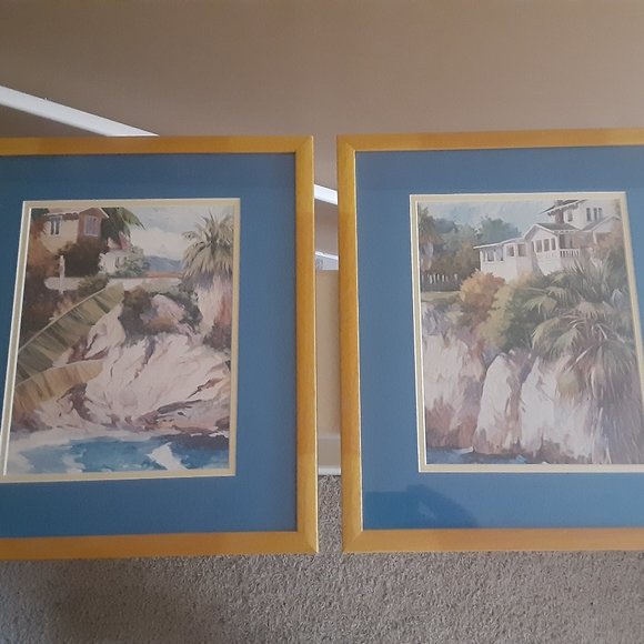 Pair of Seaside paintings
